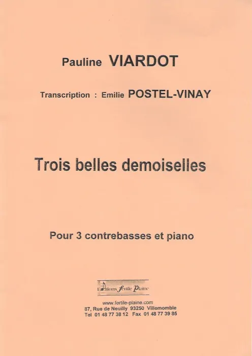 Trois belles demoiselles de Pauline Viardot